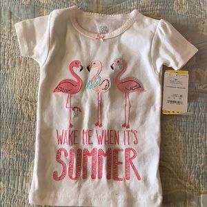 Carter’s tee and summer set Brand new with tags